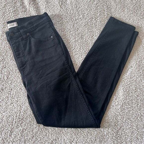 Madewell 10” High Riser Skinny Skinny Jeans Black - Picture 6 of 11